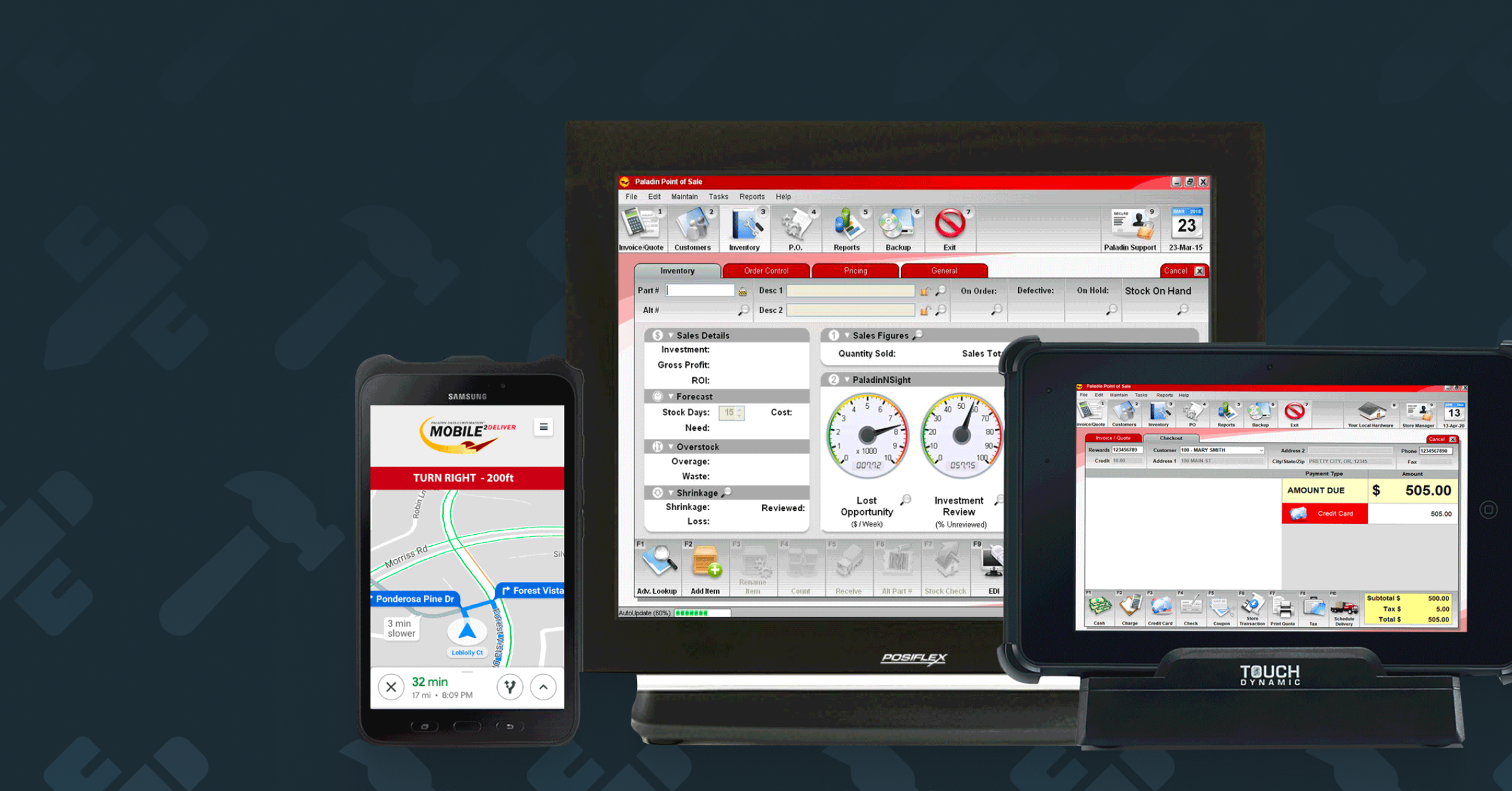 screenshot of Paladin Point of Sale and Inventory Management